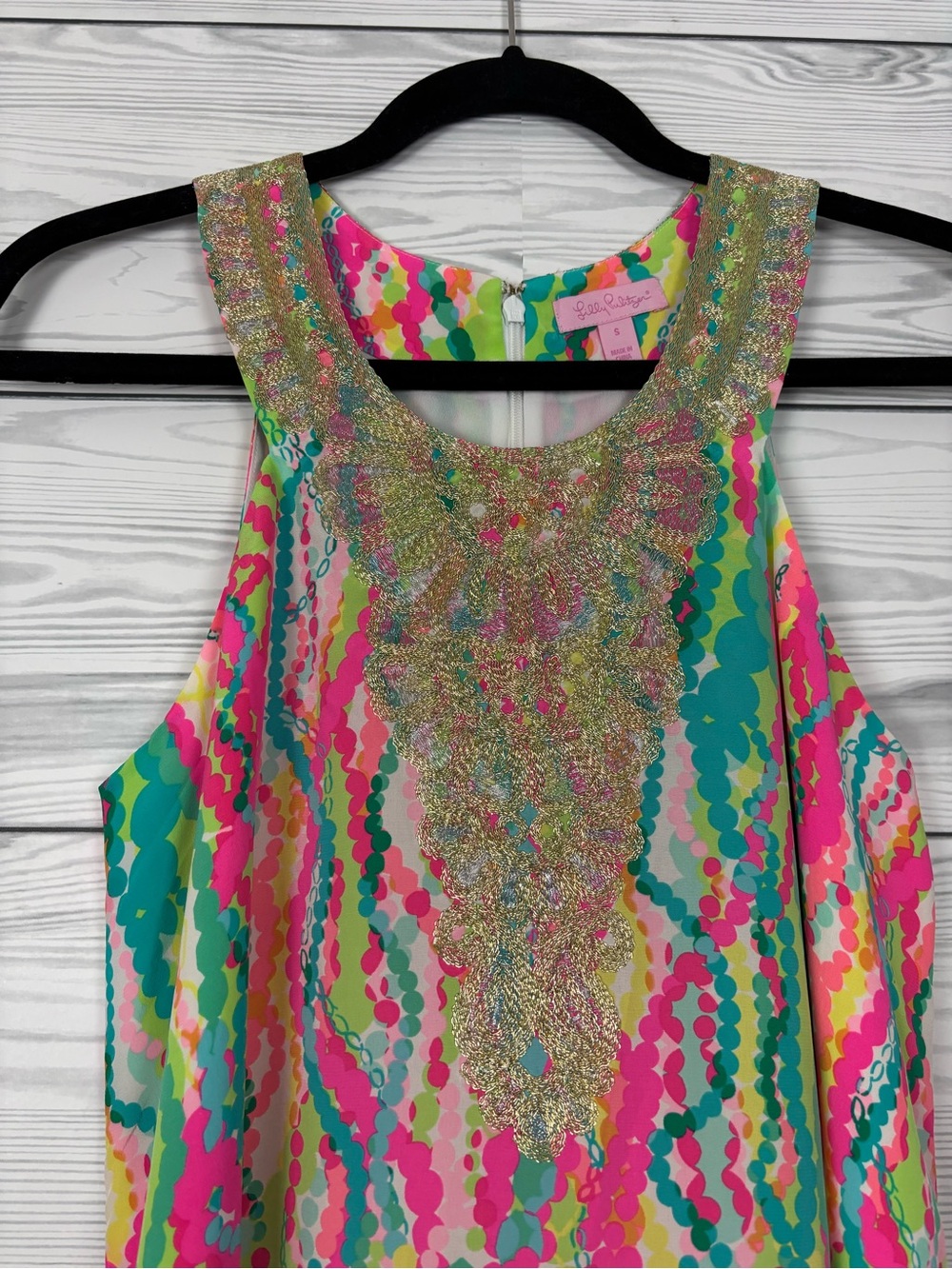 Lilly Pulitzer Cadence Silk Multicolor Swing Dress Size Small - Picture 4 of 9